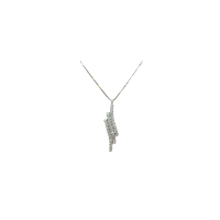 Collar Damiata Gioielli Mujer in Oro blanco Zircone 436/102/6-D199 - 436/102/6-D199